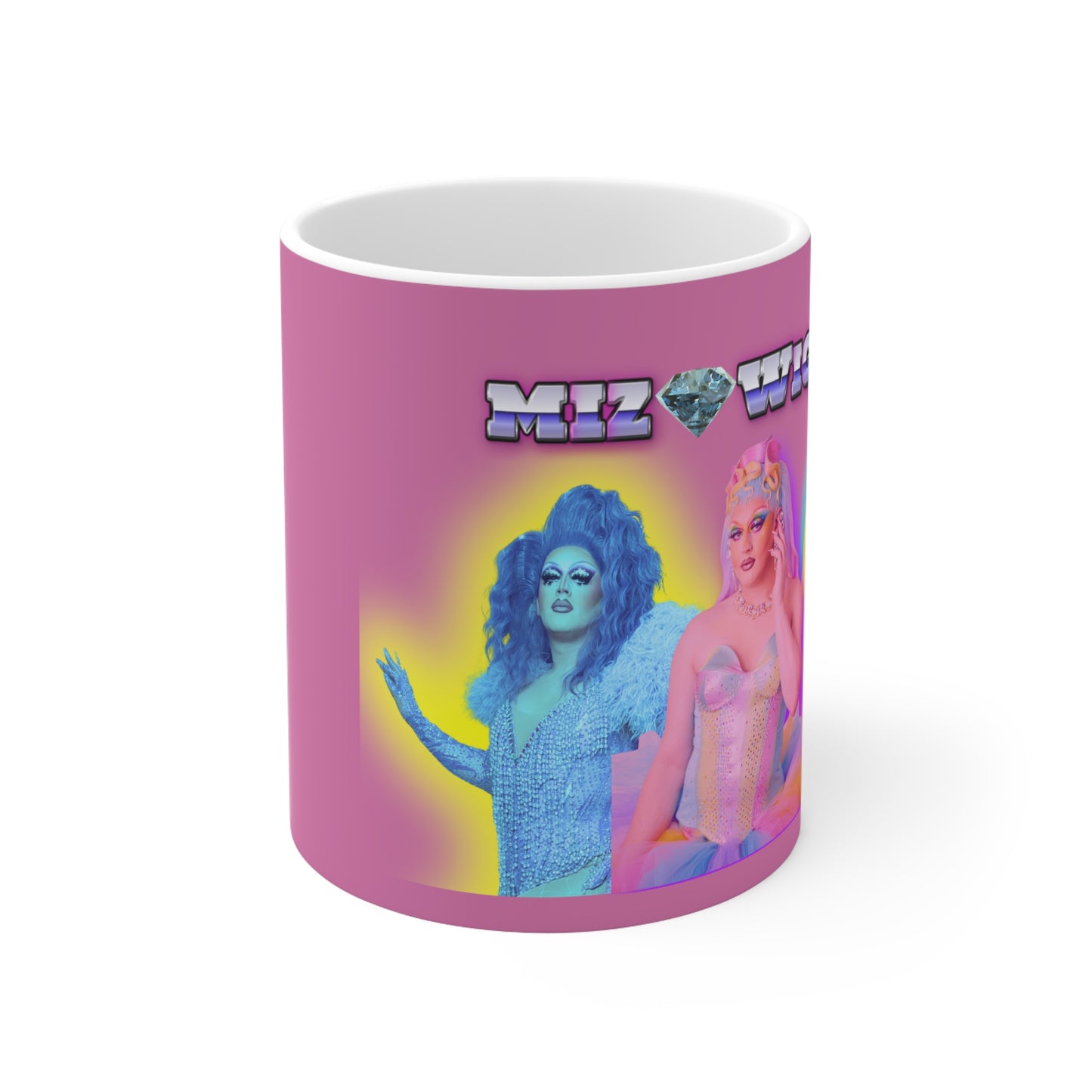 Miz Diamond Wigfall "Trio" Ceramic Mug 11oz